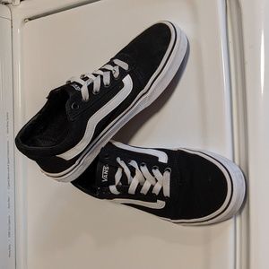 Vans Black and White Shoes